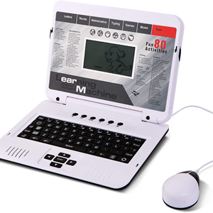 لپ تاپ آموزشی هشتاد کاره سفید learning machine_اسباب بازی